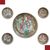 FIVE CHINESE PORCELAIN PLATES