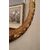 Round gilded wood mirror, second half of the 19th century