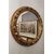 Round gilded wood mirror, second half of the 19th century