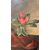OIL PAINTING ON CANVAS WITH FLOWER VASE 19TH CENTURY