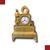 Neoclassical table clock with shepherd boy, 18th century