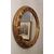 Round gilded wood mirror, second half of the 19th century