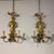 COPPIA DI APPLIQUES IN LEGNO INTAGLIATO E DORATO, META' DEL XIX SECOLO