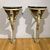 PAIR OF CARVED CONSOLES 19TH CENTURY