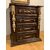 Small walnut chest of drawers with gilded carvings, late 16th century