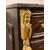 Small walnut chest of drawers with gilded carvings, late 16th century
