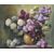 ANTIQUE FLOWER PAINTINGS, LILAC VASE, STILL LIFE, OIL ON CANVAS, ART NOUVEAU, EARLY 20TH CENTURY. (QF698)