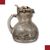 LATE 19TH CENTURY GLASS AND SILVER JUG