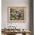 ANTIQUE FLOWER PAINTINGS, LILAC VASE, STILL LIFE, OIL ON CANVAS, ART NOUVEAU, EARLY 20TH CENTURY. (QF698)