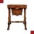 WALNUT WORK TABLE FIRST HALF 19TH CENTURY