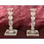 PAIR OF EARLY 20TH CENTURY CRYSTAL CANDLESTICKS