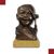 SMALL BRONZE STATUE OF CHILD WITH CAP BY P. PIRAINO EARLY 20TH CENTURY