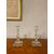 PAIR OF EARLY 20TH CENTURY CRYSTAL CANDLESTICKS
