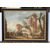 Italian painter (18th century) - Landscape with ruins and figures.
