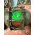 Antique Moroccan lantern from 1920 in copper and colored glass, 55x30cm