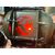 Antique Moroccan lantern from 1920 in copper and colored glass, 55x30cm