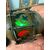 Antique Moroccan lantern from 1920 in copper and colored glass, 55x30cm