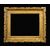 Antique Napoleonic Empire frame in gilded and carved wood. Early 19th century period.