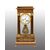 Antique Charles X clock in precious exotic woods. France, 19th century.