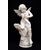 Antique alabaster sculpture of Napoleon III depicting a winged cherub. France, 19th century.