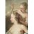 Dipinto antico olio su tela alla maniera di "Francois Boucher" raffigurante la Toletta di Venere.Francia XVIII secolo.