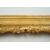 Antique Napoleonic Empire frame in gilded and carved wood. Early 19th century period.