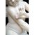 Antique alabaster sculpture of Napoleon III depicting a winged cherub. France, 19th century.