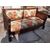 Empire style walnut sofa