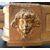 Coppia di leoni in bronzo Impero 1820 con base in bronzo dorato