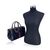 GUCCI Borsa a Mano Vintage in Camoscio Col. Blu Boston M