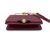 SALVATORE FERRAGAMO Borsa a Tracolla in Pelle Col. Bordeaux Vara M