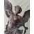 Spettacolare San Michele Arcangelo e Lucifero in Bronzo - H 98 cm