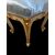 Three lacquered and gilded stools