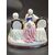 Polychrome porcelain group with gallant scene and chessboard – Northern Europe, 19th century