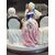 Polychrome porcelain group with gallant scene and chessboard – Northern Europe, 19th century
