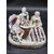 Polychrome porcelain group with gallant scene and chessboard – Northern Europe, 19th century