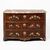 Louis XIV chest of drawers in rosewood, with chased and gilded bronze applications. Red marble top. France, early 18th century.
