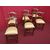 Set of six kitchen chairs