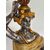 Floor lamp. Moor of Venice, carved, lacquered and gilded wood, 20th century.