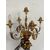 Floor lamp. Moor of Venice, carved, lacquered and gilded wood, 20th century.
