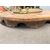 Antico braciere XIX sec. sud Italia, rame e legno, d.90cm