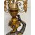 Floor lamp. Moor of Venice, carved, lacquered and gilded wood, 20th century.
