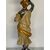 Floor lamp. Moor of Venice, carved, lacquered and gilded wood, 20th century.