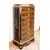 Secretaire Napoleone III in legni esotici pregiati con applicazioni in bronzo dorato. Francia XIX secolo.