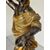 Floor lamp. Moor of Venice, carved, lacquered and gilded wood, 20th century.