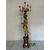 Floor lamp. Moor of Venice, carved, lacquered and gilded wood, 20th century.