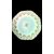Four majolica plates decorated with festoons and floral motifs. Moustiers, France. Signature Jean Etienne Baron. Olerys and Laugier manufactory.