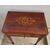 Charles X game table 1820 in maple and mahogany with inlays