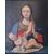 MADONNA CON BAMBINO SU RAME - ITALIA - XVIII SEC.