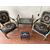 Salottino con 2 poltrone, panchetta e pouf in stile Luigi XV